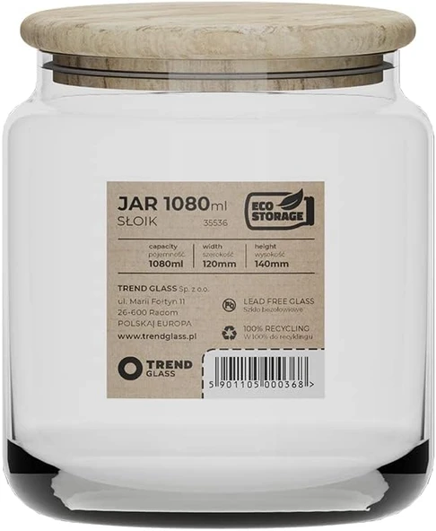 Eko Kavanoz 35536 1080 Ml ürün görseli 1