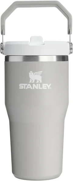 Iceflow Flip Straw Tumbler Pipetli Termos Bardak, 0.60 Litre, Gri (Ash) ürün görseli 1