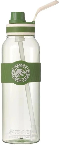 Miniso Saplı Pipetli Plastik Şişe 1000 Ml (Yeşil) ürün görseli 1