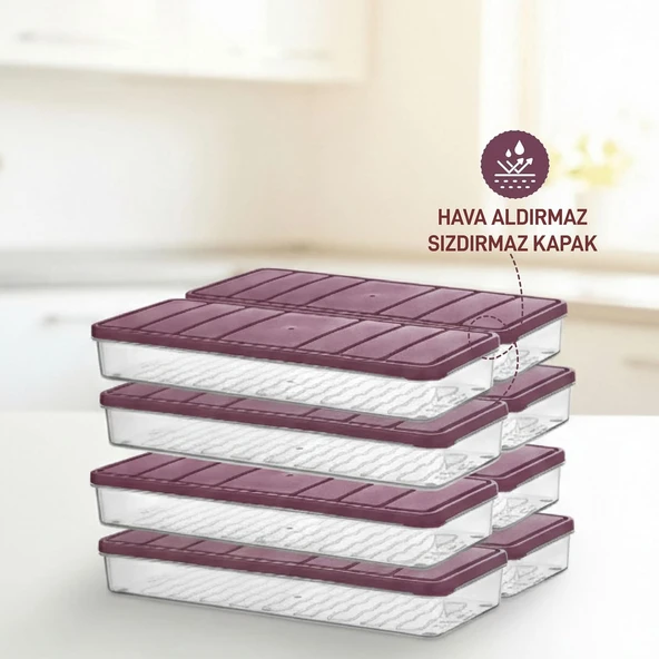 Selka Nora 8'Li 1,2 Lt. Küçük Boy Mürdüm ürün görseli 1