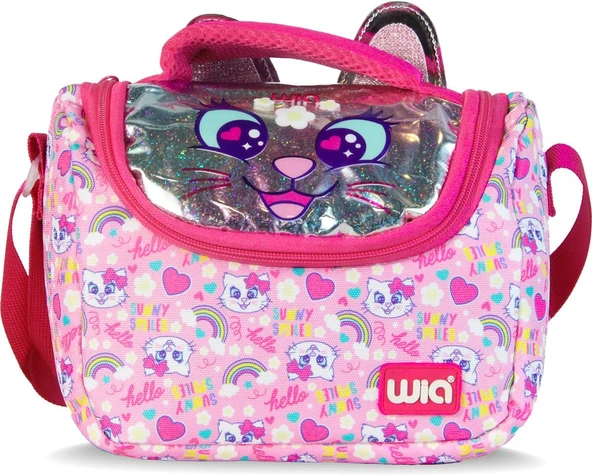 Wia Sweet Cat Kız Çocuk Termoslu Beslenme Çantası Pembe ürün görseli 1