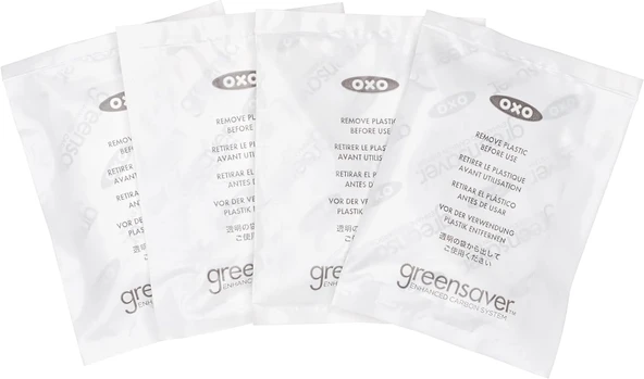 Oxo Good Grips Greensaver Aktif Karbon Filtre - Gıda Saklama Kutuları Için 4 Yedek Filtre ürün görseli 1