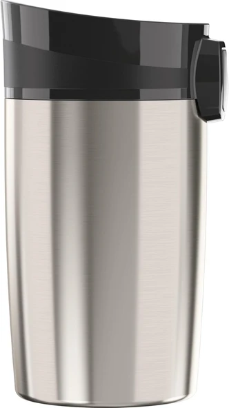 Sigg Miracle Brushed Termos Kupa (0,27 L), Zararlı Madde Içermeyen Yalıtımlı Kahve Kupası, Sızdırmaz Kahve Kupası, Paslanmaz Çelik Bardak, 1 Adet (Tekli Paket) ürün görseli 1