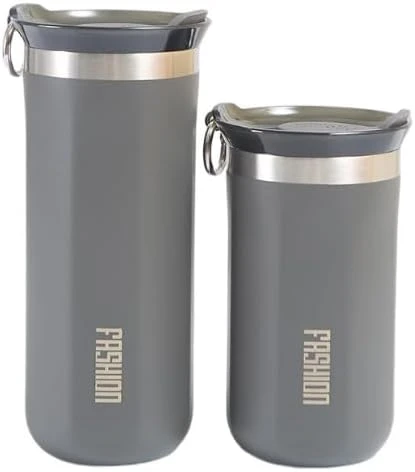 Trendix Çelik İçli Termos 350 Ml Gri Skm010 ürün görseli 1