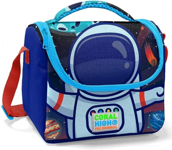 Coral High Erkek Çocuk Astronot Okul Piknik Beslenme Çantası ürün görseli 1