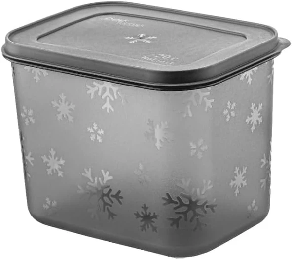 Deconox No Frost Silikon Yumuşak Kapalı Saklama Kabı Dondurucu Buzluk Saklama Kabı 1400Ml, Kapaklı No Frost Saklama Kabı 1400Ml, Derin Dondurucu Saklama Kabı 1400Ml ürün görseli 1