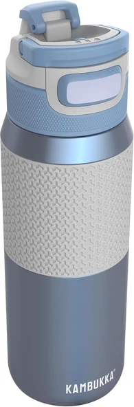 Kambukka Elton Insulated Içecek Şişesi – 750 Ml – Gök Mavisi – 3'Ü 1 Arada Kapak – Snapclean® Teknolojisi ürün görseli 1