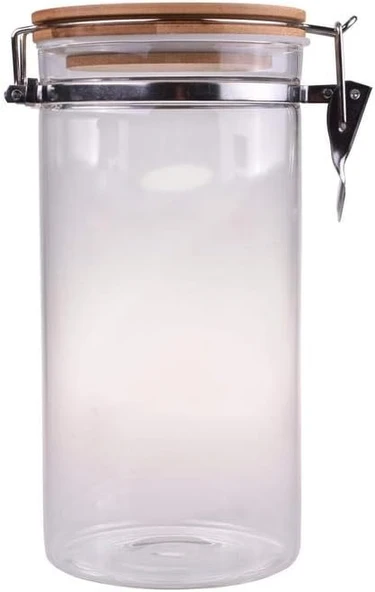 Bambum Mada - Kilitli Cam Saklama Kabi 20 Cm 1300 Ml ürün görseli 1
