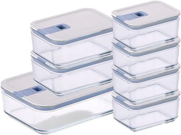 Neoflam Perfect Seal Cam Saklama Kabı Seti, 7 Parça ürün görseli 1