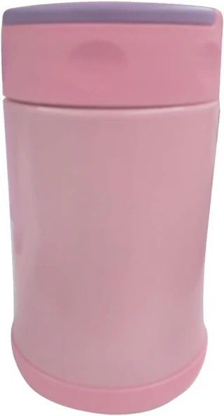 Trendix Çelik İçli Termos 500 Ml Çelik Kaşık İle Pembe-Mor ürün görseli 1