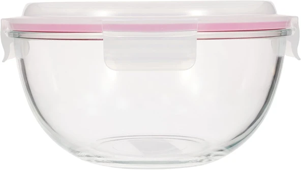 Glasslock Yuvarlak Cam Saklama Kabı 2000 Ml ürün görseli 1