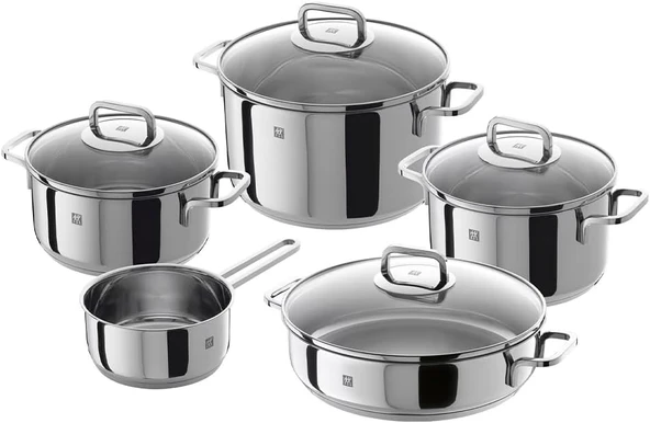 Zwilling Quadro – 5 Parçalı Set Pişirme Kabı, Gümüş, 58 X 35 X 30 Cm ürün görseli 1