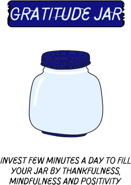 Independently Published Gratitude Glass Jar: Invest Few Minutes A Day To Fill Your Jar By Thankfulness, Mindfulness And Positivity ürün görseli 1