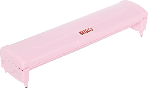 Cook Bas&Kes Streç Film Kesme Aparatı, 30 Cm X 30 M, Pembe ürün görseli 1
