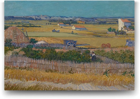 Vincent Van Gogh - The Harvest Tablosu - 60X40Cm ürün görseli 1