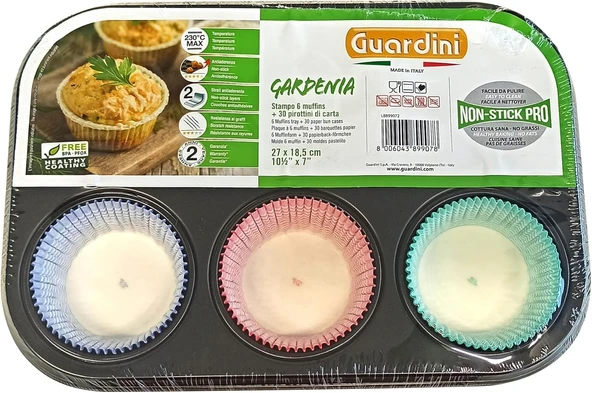 Muffin Altı Set 30-Için Guardini 89907 Kek Kalıbı Cupcake Durumlarda. ürün görseli 1