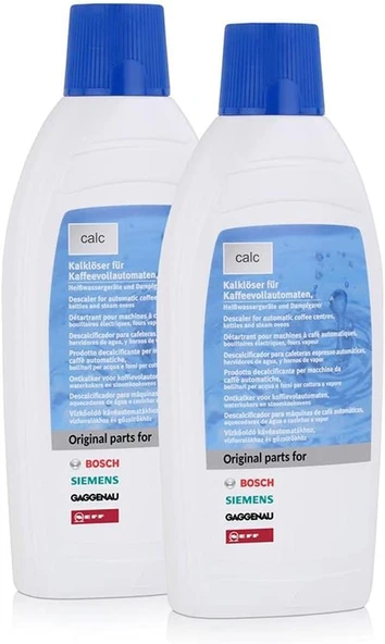 2 X Kireç Çözücü Kalkloeser Sıvı 500 Ml Tam Otomatik Kahve Makineleri ürün görseli 1