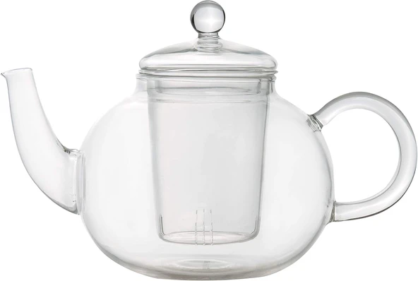 Berghoff 1107037 Çaydanlık, Isıya Dayanıklı Cam, Şeffaf, 13 X 17 X 15 Cm ürün görseli 1