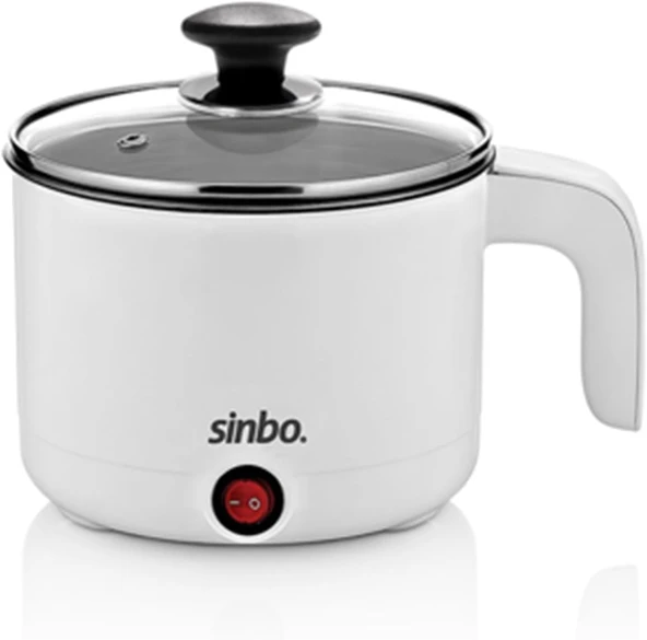 Sinbo Sco-5043 Çok Fonksiyonlu Buharlı Pişirici – 1 Litre Kapasite, Paslanmaz Gizli Rezistans, Temperli Cam Kapak ürün görseli 1