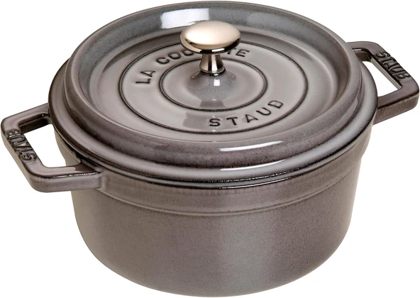 Staub La Cocotte Döküm Tencere, Grafit Gri ürün görseli 1