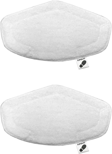 Polti Sv Oval Mop 2'Li Microfiber Seti, Beyaz ürün görseli 1