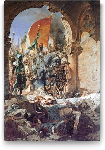 Fatih Sultan Mehmet Tablosu - 40X60Cm ürün görseli 1