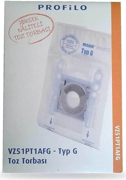 Süpürge Toz Torbası G Tipi 1 Pakette 5 Adet ürün görseli 1
