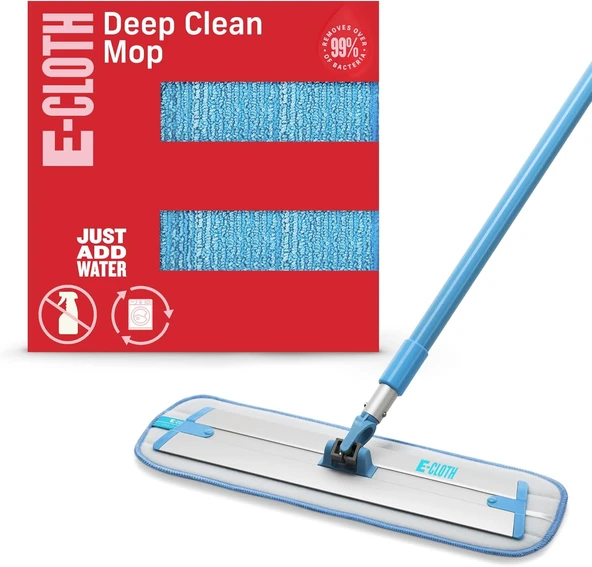 E-Cloth Derinlemesine Temizlik Silme Bezi, Mikrofiber, Gümüş, 1 Paket ürün görseli 1