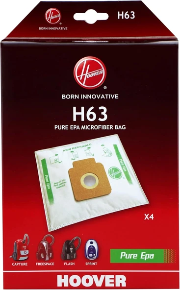 Hoover H63 Freespace Mikrofiber Torbalar (X4) ürün görseli 1