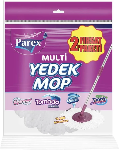 Parex Multi Yedek Mop 2'Li ürün görseli 1