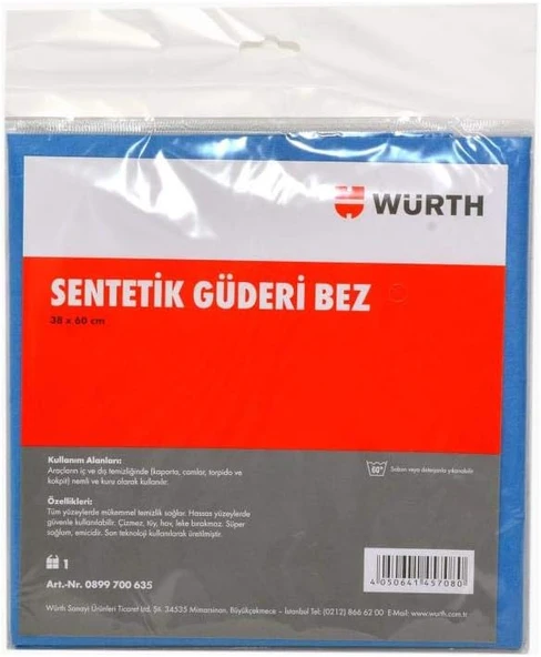 Würth 38X60 Cm Sentetik Temizlik Bezi ürün görseli 1