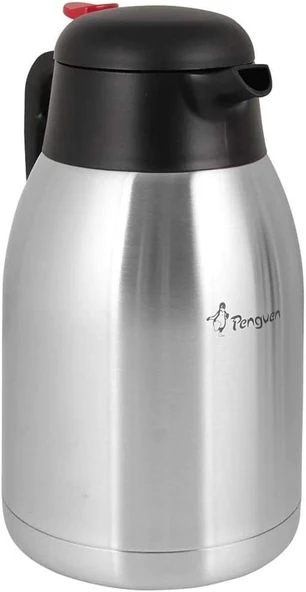 Penguen Çift Katlı Çelik Termos Çay Termosu 2 Litre ürün görseli 1