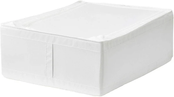 Saklama Çantası Skubb Yatak Altı Komodini, Dolap Çantası 43 X 53 X 19 Cm Fermuarlı - Beyaz ürün görseli 1