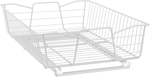 Closetmaid 53052 14 İnç Geniş Dolap Düzenleyici, Beyaz ürün görseli 1