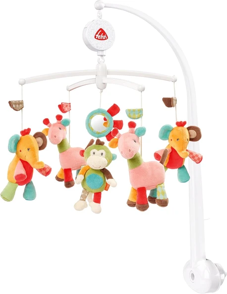 Fehn Müzik Safari - Sevimli Hayvanlı Bebek Uyku Yardımı - Bebek Müzik Kutusu Melodi - 0-5 Ay Arası Bebekler Için Müzik Bebek Yatağı Oyuncak ürün görseli 1