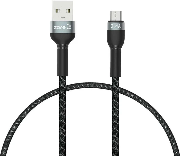 Shira Micro Usb Kablo 30 Cm Siyah ürün görseli 1