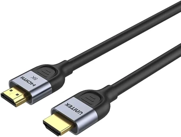 Unitek 2.1 Kablo 8K 60Hz Yüksek Hızlı 1.5 Metre Gri ürün görseli 1