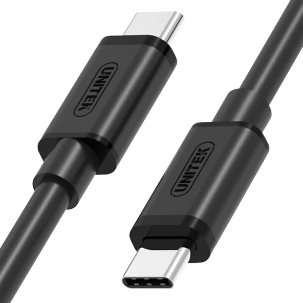 Unitek Y-C477Bk Usb3.1 Usb-C-Kablo M/1M Siyah ürün görseli 1