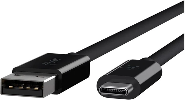 Belkin Usb 3.1 - Usb-A Kablosu, 0,9 M (Usb-If Sertifikalı, 10 Gbps, 4K), Siyah ürün görseli 1