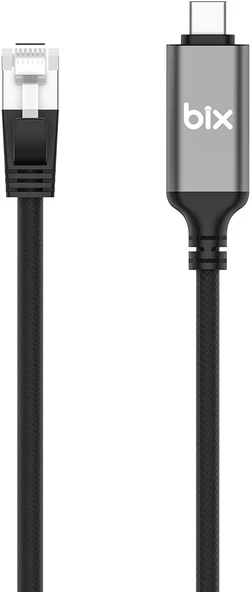 Bix C6C01 To Rj45 1000Mbps Gigabit Ethernet Dönüştürücü Cat6 Kablo 1 Metre 3/4/5, Mac/Windows/Ipad/Android ürün görseli 1
