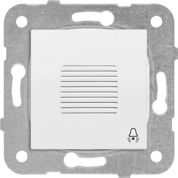 Karre/Meridian Beyaz Zil Buzzer Mekanizma Düğme/Kapak ürün görseli 1