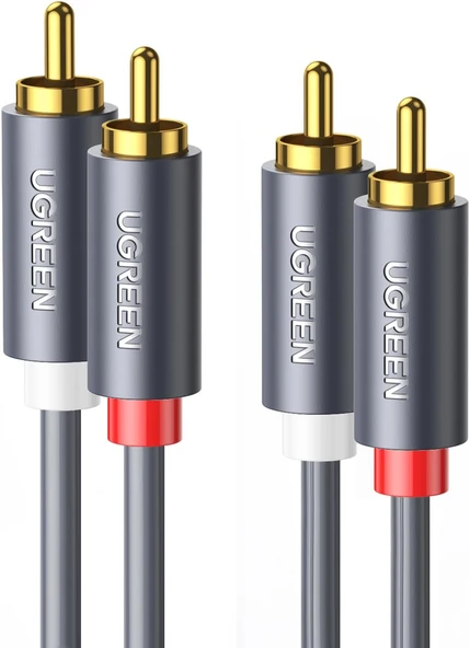 Ugreen 2Rca To 2Rca Ses Kablosu, 3 Metre ürün görseli 1
