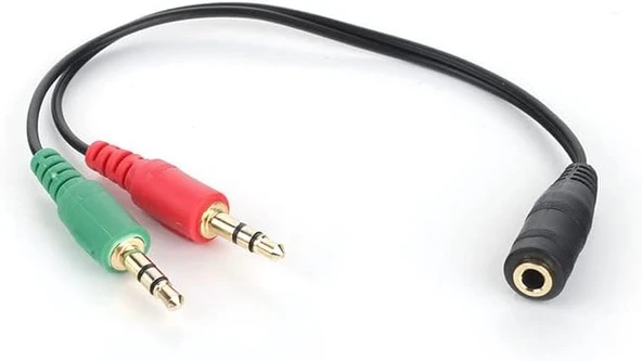 Dark Dk-Cb-Auc02 20 Cm Rca Stereo - 3.5 Mm Ses Dönüştürücü Kablo ürün görseli 1