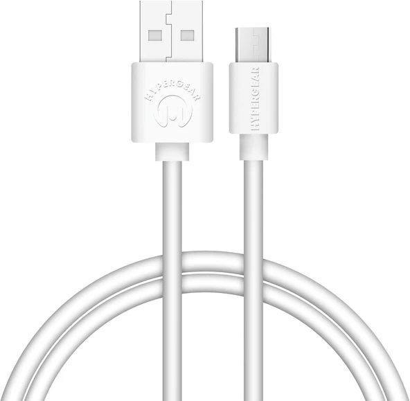 Hypergear Micro Usb Senkronizasyon Kablosu, Beyaz ürün görseli 1