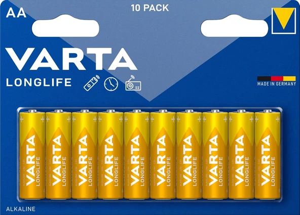 Longlife Aa Alkalin Kalem Pil 10'Lu Paket ürün görseli 1