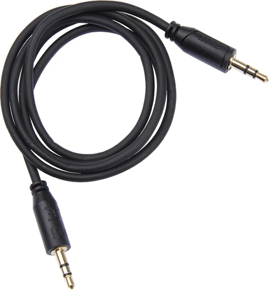 3.5Mm - 3.5Mm "Flexi-Slim", Altın Uç, 0.75M, Siyah ürün görseli 1