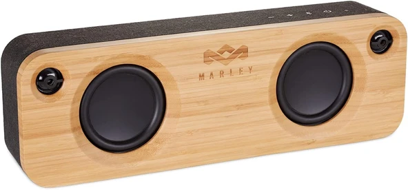 Marley House Of Get Together, Taşınabilir Hoparlör Kutusu, Bağlantı, Mikrofon, Oda Doldurucu Ses, 3,5 Mm Aux Girişi, Usb Bağlantı Noktası, 10 Saat Pil Ömrü, Siyah ürün görseli 1