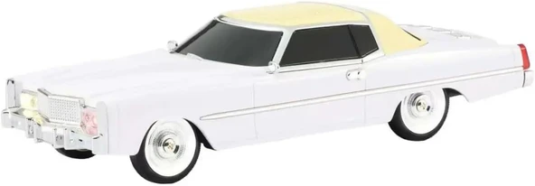 Hoparlör 1966 Cadillac Görünümlü Klasik Araba Hoparlör Fm Radyo Ofis Ev Için Usb Sd Aux Girişli Speaker Ws-1966 (Beyaz) ürün görseli 1