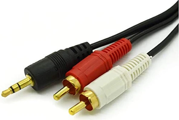 Alfais 4654 3.5Mm Stereo To 2 Rca Aux Tos Ses Kablosu, 1.5 M ürün görseli 1