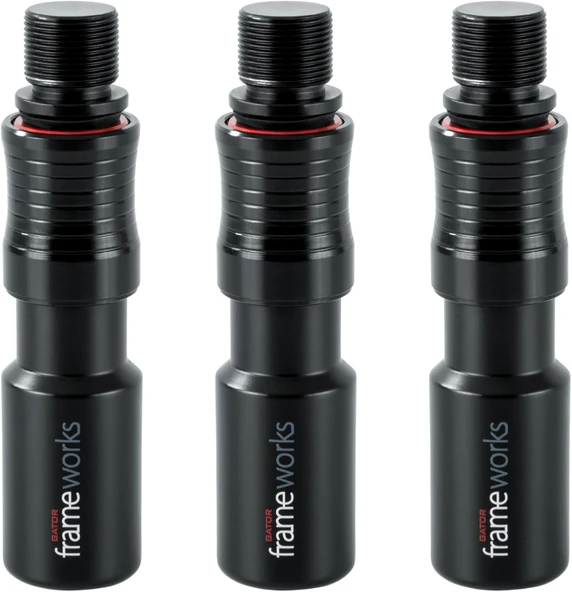 Gator Framework Gfw-Mic-Qrtop3Pk Hızlı Bağlantılı Mikrofon Adaptörü, 3'Lü Paket, 5/8" Dişli ürün görseli 1